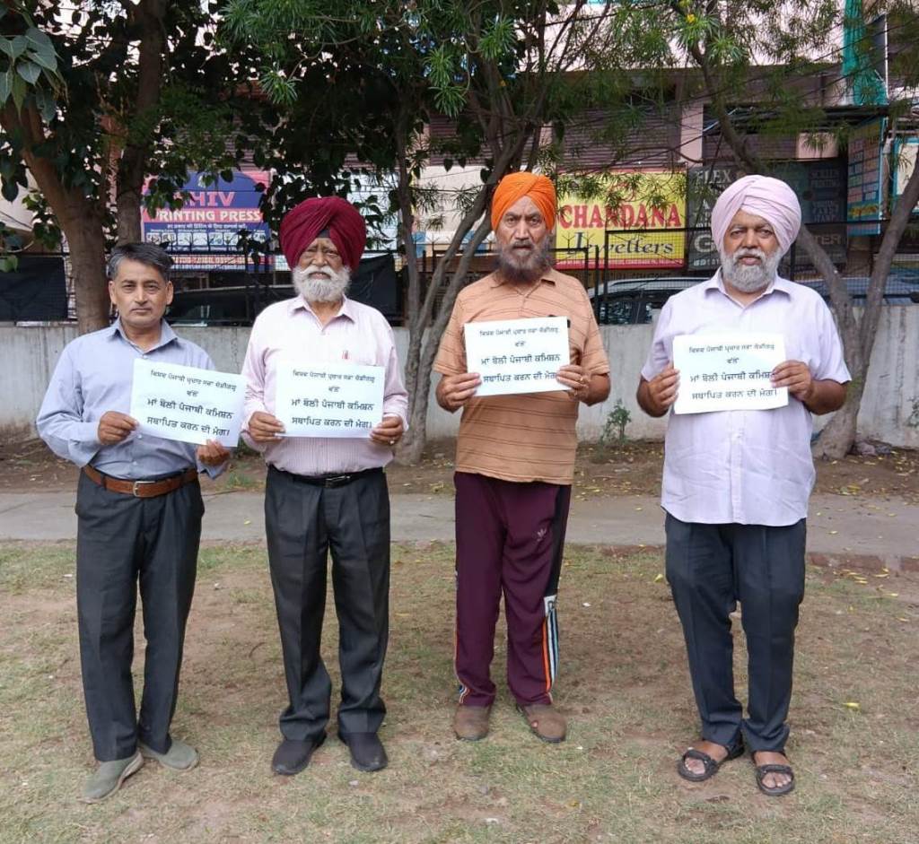 मातृभाषा पंजाबी आयोग की स्थापना की मांग